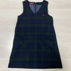 ポロ ラルフローレン　ワンピース　チェック柄　グリーン系　キッズ　子供服　女の子