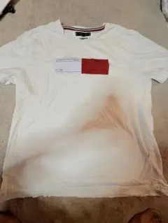 TOMMY HILFIGER ホワイト Tシャツ XL メンズ