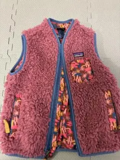 patagonia フリースベスト　ボア　3T ピンク