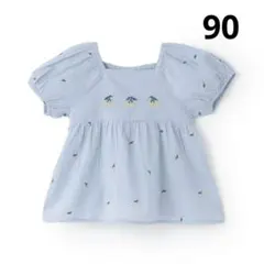 【タグ付き新品未使用】petitmain ブラウス 90