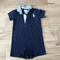 Ralph Lauren ネイビー ポロロンパース 6M