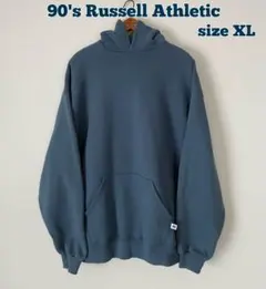 90's Russell Athletic パーカー　フーディー　プルオーバー