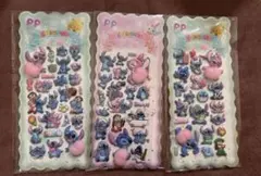 セール:ディズニーステッチ　キャラクター シールセット 3枚入り