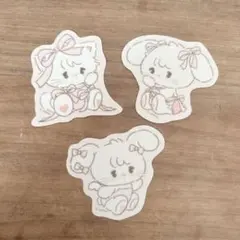 mikko ムース キャミー リボン ステッカー 3枚セット