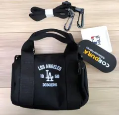 【値下】MLB ドジャース CORDURA ミニショルダーバッグ ロゴ