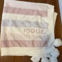 【新品未使用 タグ付き】PIQUE ピンク ボーダー ブランケット