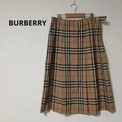 【ヴィンテージ】BURBERRY バーバリー ノバチェック プリーツスカート