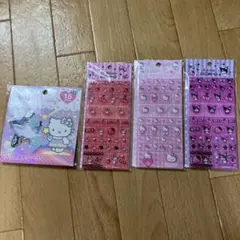 サンリオ　タイルシール、クリスタルシール