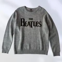 【アーバンリサーチ】ビートルズ ニット セーター クルーネック グレー メンズM