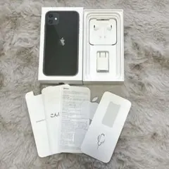 iPhone11 空箱　付属品　イヤホン　USBポート