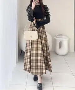 【匿名配送】 mily bilet ドッキングワンピース ブラック