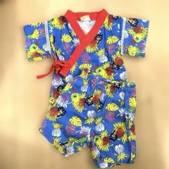 カラフルパイナップル柄甚平 80cm bit'z