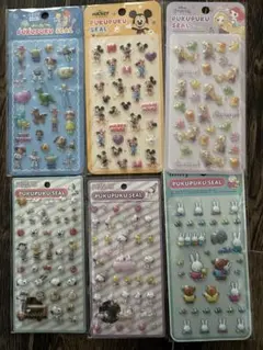 キャラクターシール 6枚セット PUKUPUKU SEAL