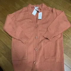 グローバルワーク　オレンジ カーディガン Mサイズ