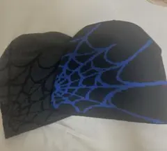 ビーニー スパイダー 黒青 黒グレー 2枚セット