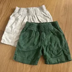 100cm ハーフパンツ2着