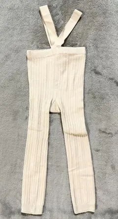 HAPPY Buddy ベージュ　リブ編み ベビータイツ