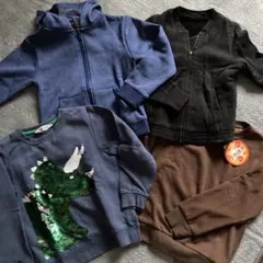 キッズ130 冬トップス まとめ