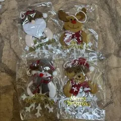 クリスマスツリー用オーナメント4点セット