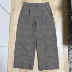 AEWEN MATOPH イウエンマトフ チェック ワイドパンツ レディース36