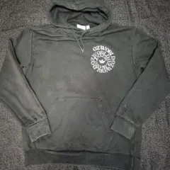 adidas OZ WORLD ブラックパーカー フーディー メンズXLフェード