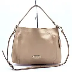 COACH コーチ ペブルドレザー 2wayショルダーバッグ　スカウトホーボー
