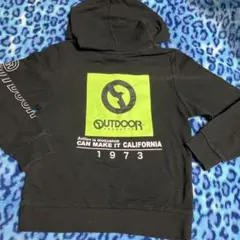 OUTDOOR パーカー 140 ブラック