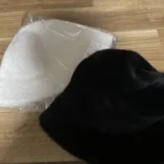 GRL ファーバケットハット 2点セット