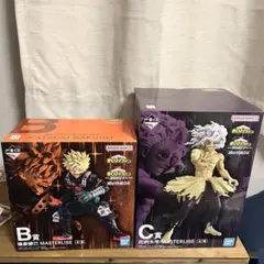 ヒロアカ　一番くじ　更に向こうへ　B賞 爆豪勝己　C賞 死柄木弔　フィギュア