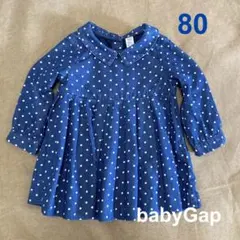 babyGap デニム水玉ワンピ