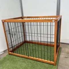 木製 ペットサークル 折りたたみ式 犬用ケージ ペットフェンス 0713のサムネイル