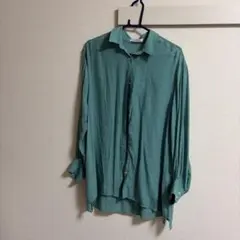 chocol raffine robe 長袖シャツ グリーン Fのサムネイル