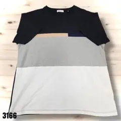 TK. TAKEO KIKUCHI ブロックカラー 半袖Tシャツ XL 3166