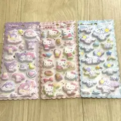 サンリオ　マシュマロシール　もちもちマシュマロシール　ぷっくりシール　ボンボン