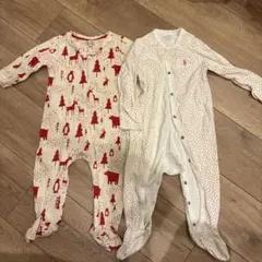 ベビーロンパース　足つきロンパース2着