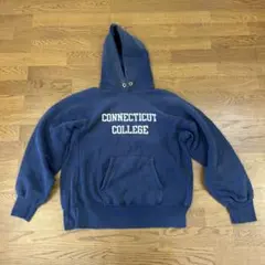 CONNECTICUT COLLEGE パーカー ネイビー