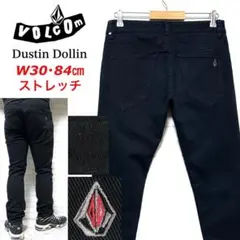 VOLCOM ストレッチジーンズ スリムテーパード 刺繍ロゴ ダスティン・ドリンのサムネイル