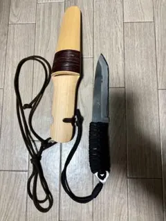 佐治武士作 VG10ダマスカス 折りたたみナイフ カーボンファイバー柄