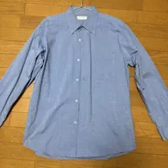 a.v.v HOMME ライトブルー ドット柄 シャツ LL