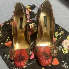 定価15.4万 ドルチェ＆ガッバーナ タオルミナレース パンプス 