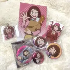 僕のヒーローアカデミア 麗日お茶子 缶バッチ・アクリルキーホルダー・ブロマイド