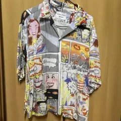 tsumori chisato コミック風プリント 半袖シャツ サイズ2のサムネイル