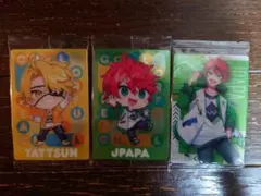 カラフルピーチ　ウエハース　メタリックプラカード　じゃぱぱ　たっつん