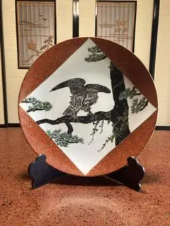 九谷焼　正峰窯　唐草花鳥　6.5号皿揃　中皿　盛皿　銘々皿　径20.3cm 九谷焼 正峰窯 唐草花鳥 6.5号皿揃 中皿 盛皿 銘々皿 径20.3cm - メルカリ