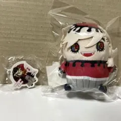 鬼滅の刃　まめめいと　くら寿司　びっくらポン　ラバーチャーム　童磨　2点まとめて