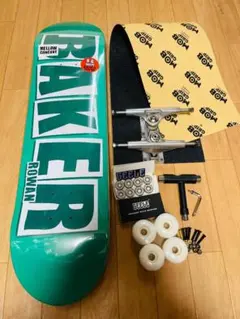 スケボー デッキデッキ セット 8.0 BAKER スケボー デッキ 8.125 8.25 8.5】BAKER RIBBON RAINBOW ベーカー