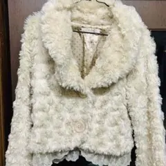 [美品です]フェイクファージャケット