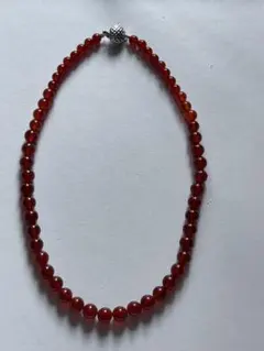 瑪瑙 天然石 silver ネックレス