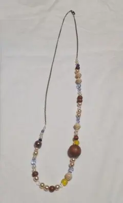 月末処分SALE★Mix×チェーン★3way★ロングネックレス★チョーカー★