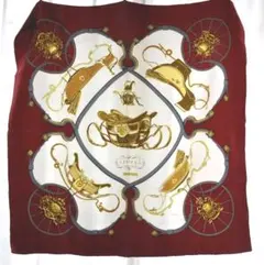 【エルメス】HERMESスカーフ　カレ90　SPRINGSスプリングス　古着